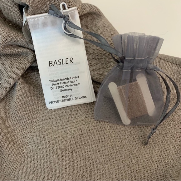 Basler Metallic Boatneck Sweater Taupe - Picture 4 of 6